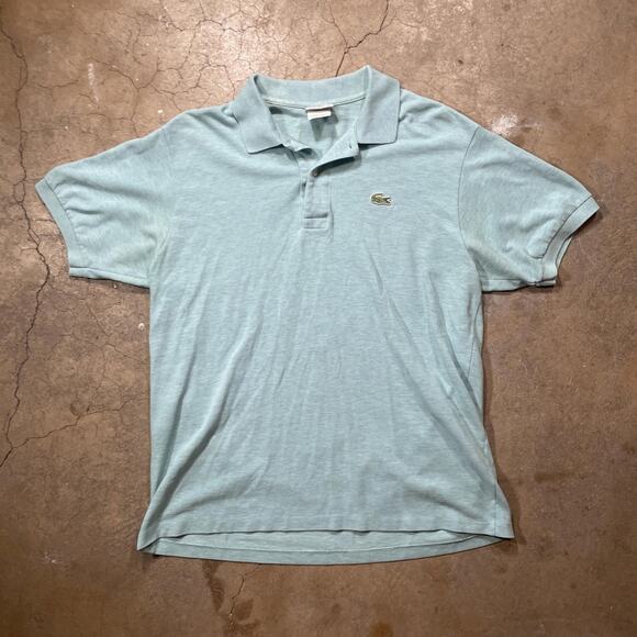 Lacoste Polo Shirt Mens L Blue Tennis Sports Golf Rugby - Picture 3 of 9